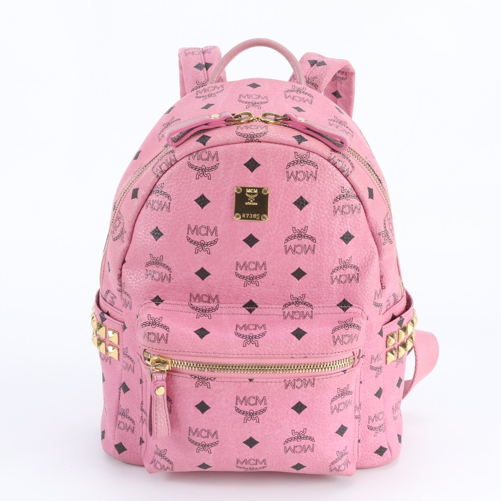 ■美品 MCM エムシーエム ヴィセトススタッズリュックサック