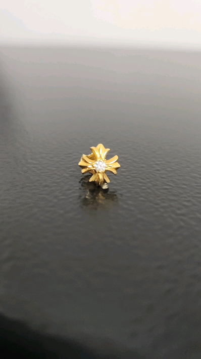 Chrome Hearts 22K No.2 CH Plus Diamond "Gold"