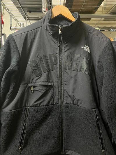 Supreme x The North Face Arc Logo Denali Fleece Jacket "Black"