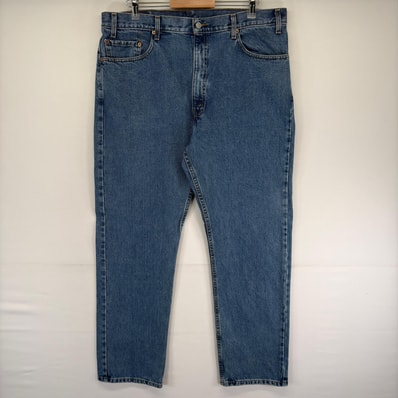 古着 リーバイス Levi's パンツ 505 大きいサイズ ジッパーフライ 5ポケット ジーンズ ジーパン W40 L32 ブルー系 メンズ