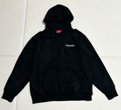 Supreme Worldwide Hooded Sweatshirt "Black"