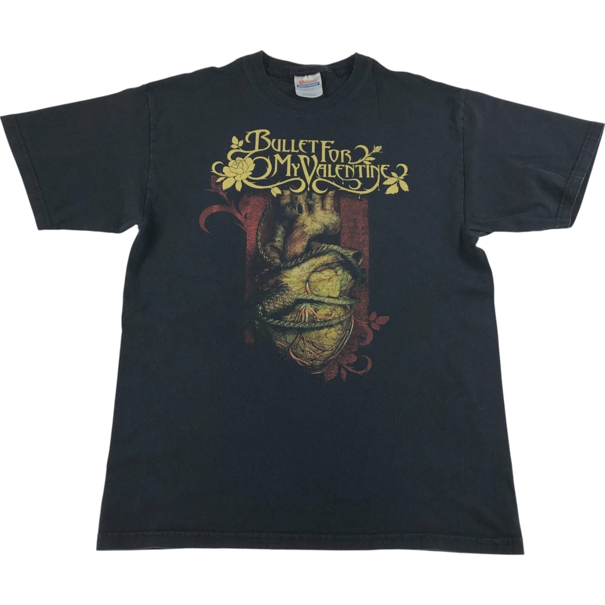 古着 ヘインズ Hanes BULLET FOR MY VALENTINE ブレットフォーマイヴァレンタイン バンドTシャツ バンT メンズM相当/eaa529373