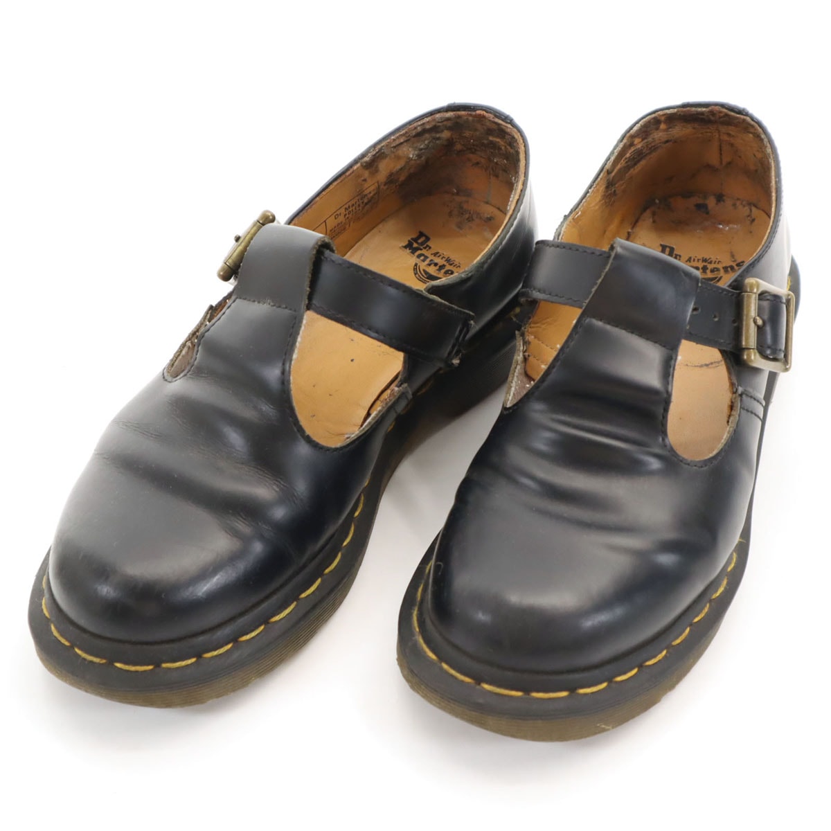 Dr.Martens ドクターマーチン POLLEY Tバー シューズ UK4 黒