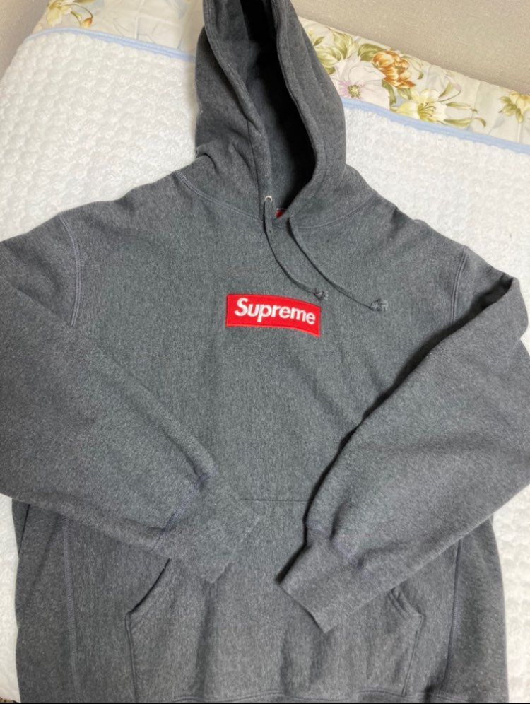 Supreme Box Logo Hooded Sweatshirt "Charcoal" (21FW)