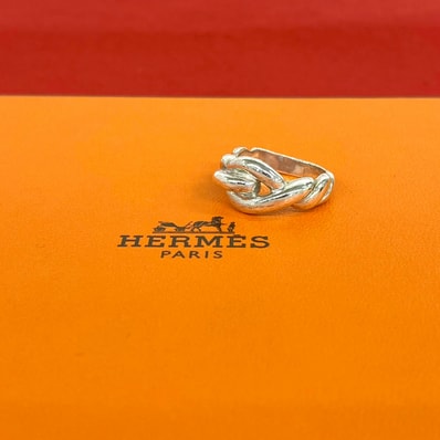HERMES エルメス トルサード リング シルバー925 リング・指輪 10号 シルバー
55602