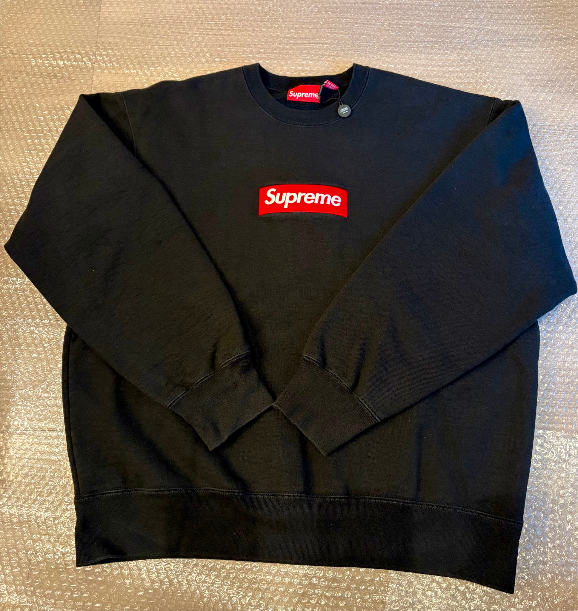 Supreme Box Logo Crewneck "Black" (22FW)