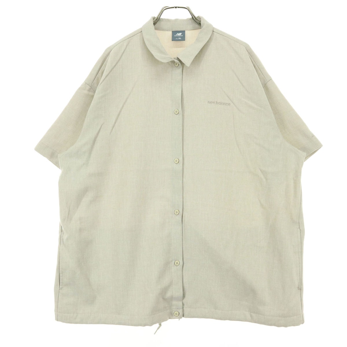 NEW BALANCE ニューバランス 半袖 シャツ XL ベージュ