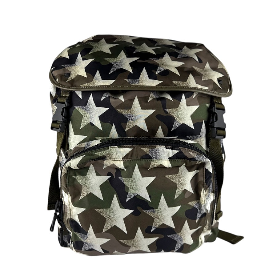 ヴァレンティノ ガラヴァーニ Valentino Garavani リュック ナイロン カーキ ユニセックス【中古】 z8205