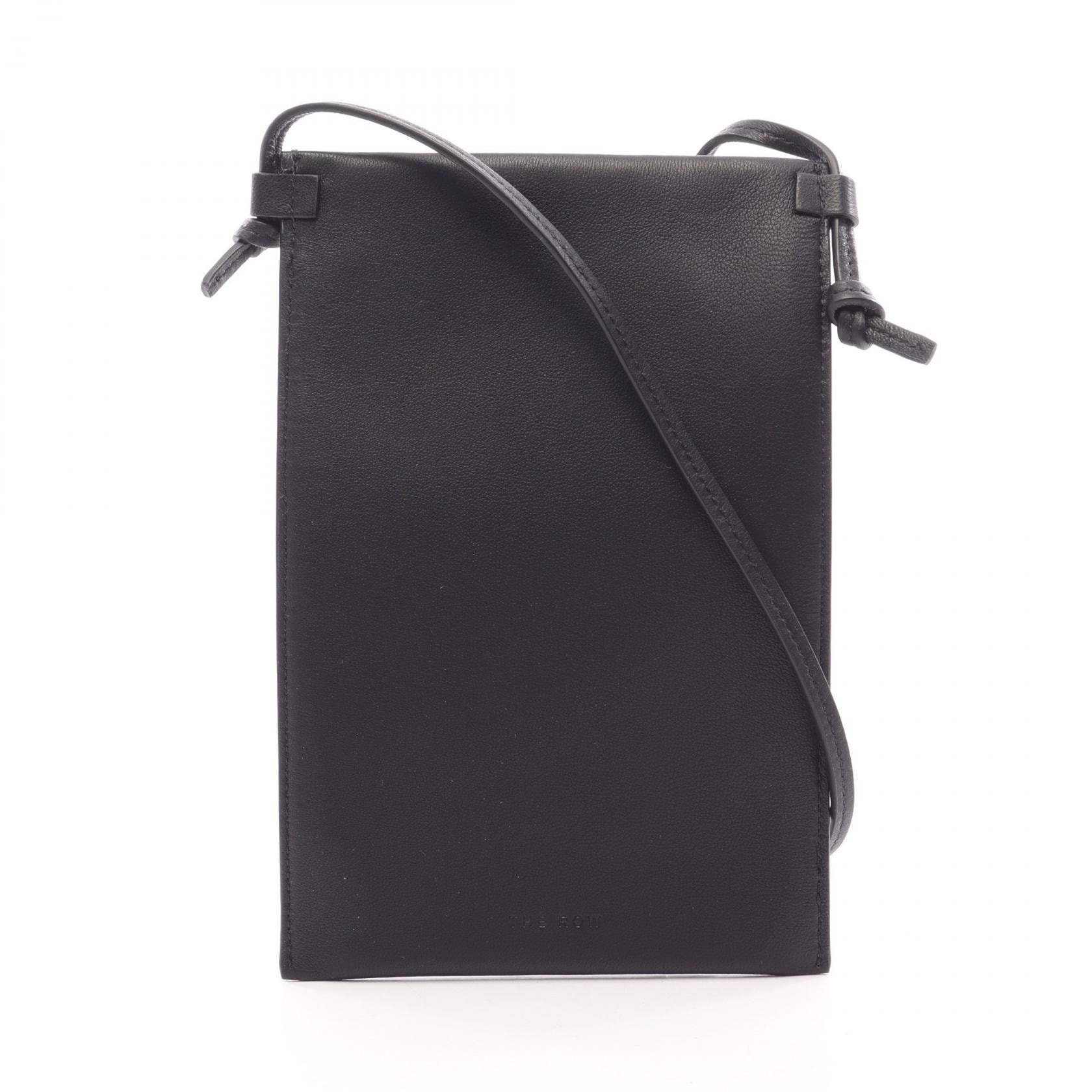 ザ ロウ THE ROW camie case ショルダーバッグ バッグ レザー レディース ブラック系 W1816L659 【新品】