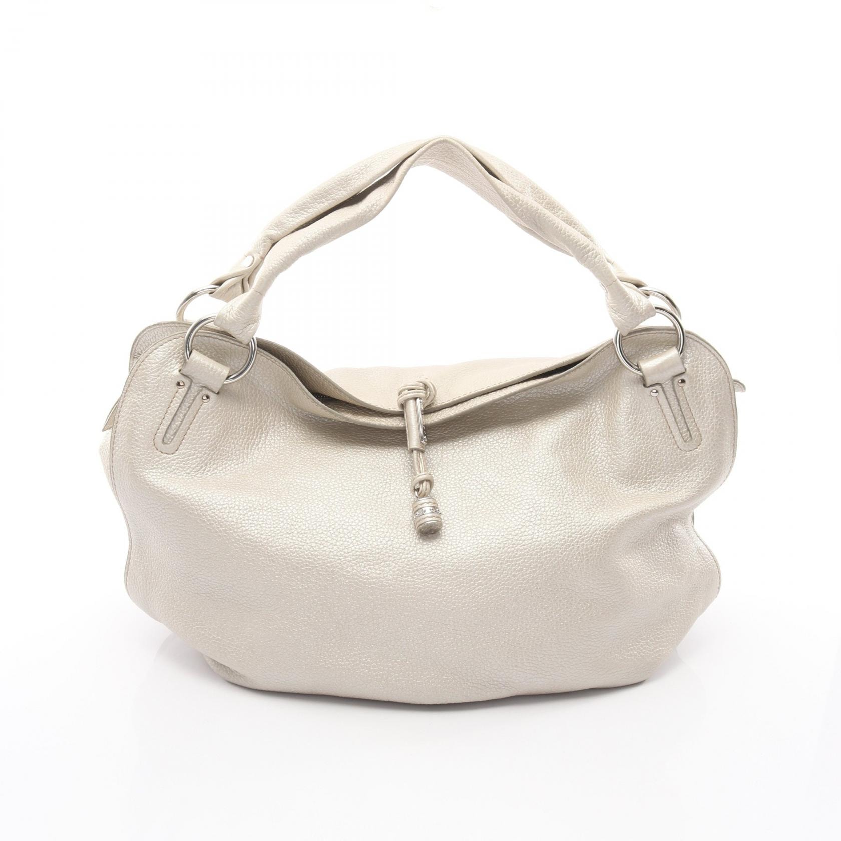 セリーヌ CELINE ビタースイート ハンドバッグ バッグ レザー レディース ホワイト系 【中古】