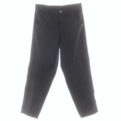 【中古】コムデギャルソンシャツ COMME des GARCONS SHIRT 2024年秋冬 ポリエステルウール テーパードパンツ ダークネイビー【サイズS】【メンズ】