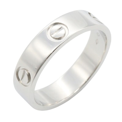 カルティエ CARTIER ラブリング リング・指輪 ジュエリー Pt950プラチナ メンズ レディース シルバー系 B4084900 【中古】