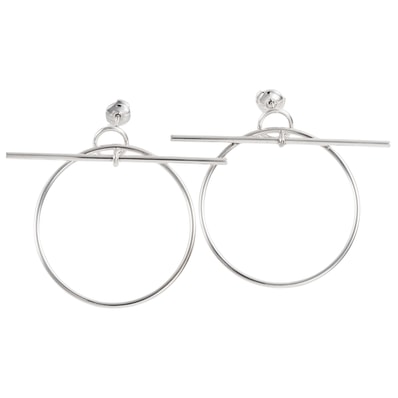 HERMES エルメス ループMM ピアス シルバー925 シルバー【中古】