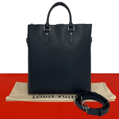 LOUIS VUITTON ルイヴィトン アントン タイガ レザー ショルダーバッグ ボレアル ネイビー
15-10