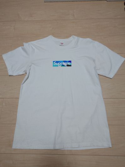 Supreme / Emilio Pucci® Box Logo Tee "White/Blue"