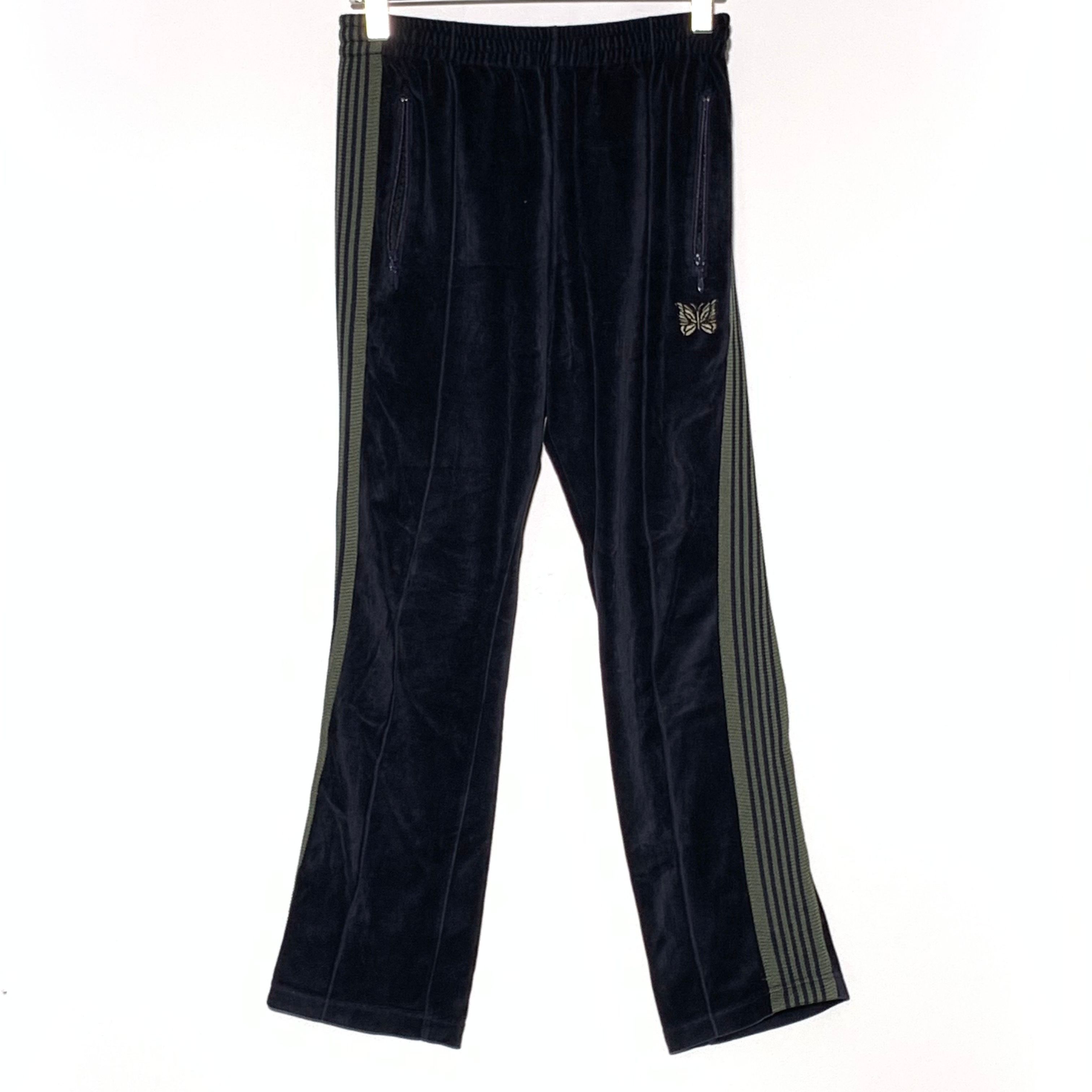 Needles Velour Track Pants Navy