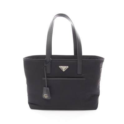 プラダ PRADA Re-Edition 1978 RE NYLON TESSUTO+SAFFIANO トートバッグ バッグ ナイロン サフィアーノレザー レディース ブラック系 1BG555R064F0002OOO 【新品】