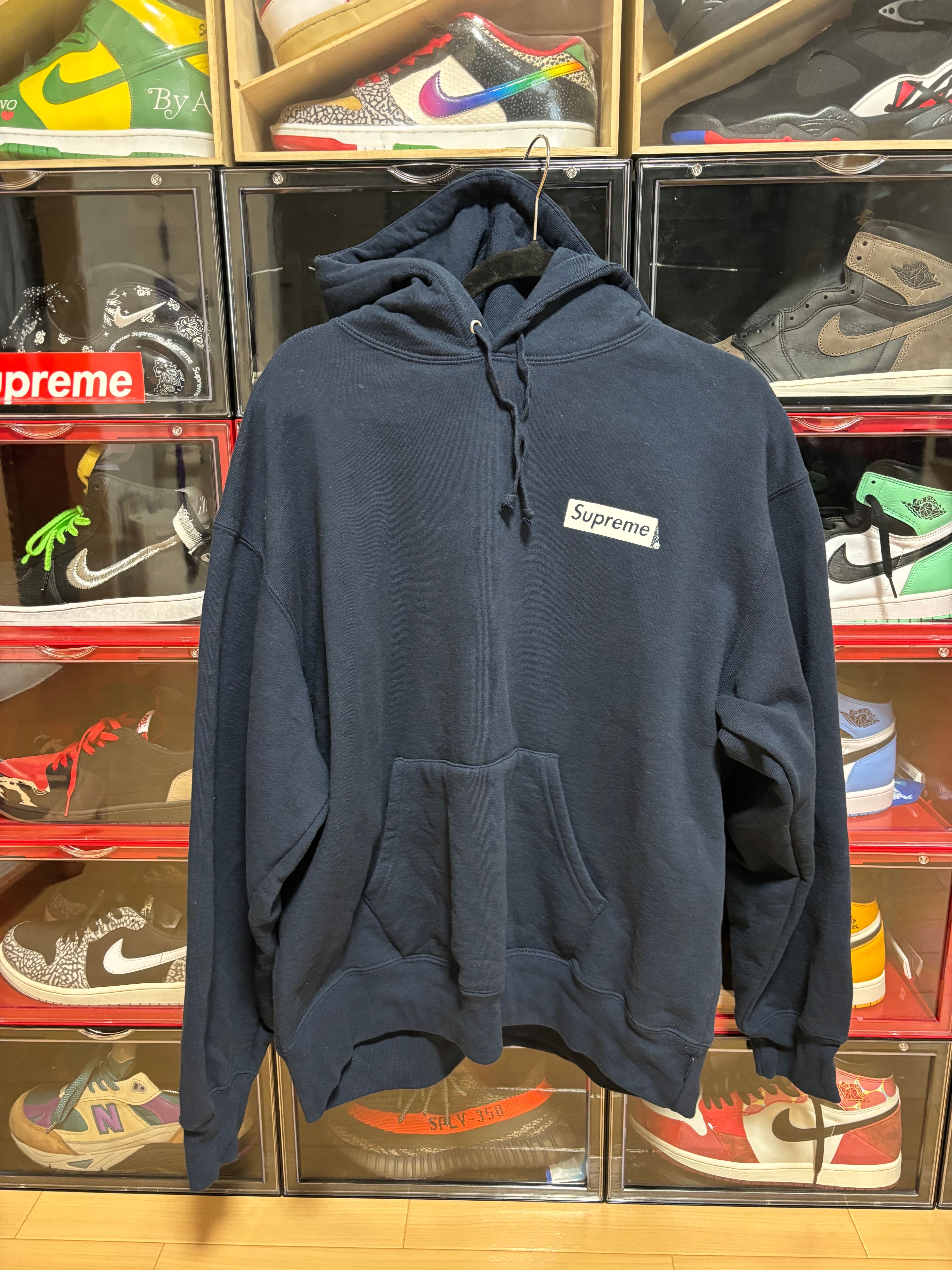 Supreme Catwoman Hooded Sweatshirt "Navy"