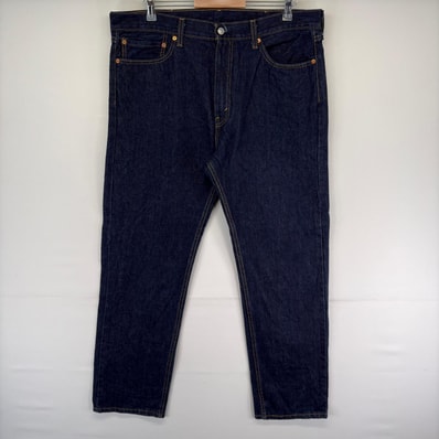 古着 リーバイス Levi's デニム パンツ 505 ストレート ジッパーフライ ジーパン ジーンズ 濃紺 インディゴ w38 L32 ブルー系 メンズ