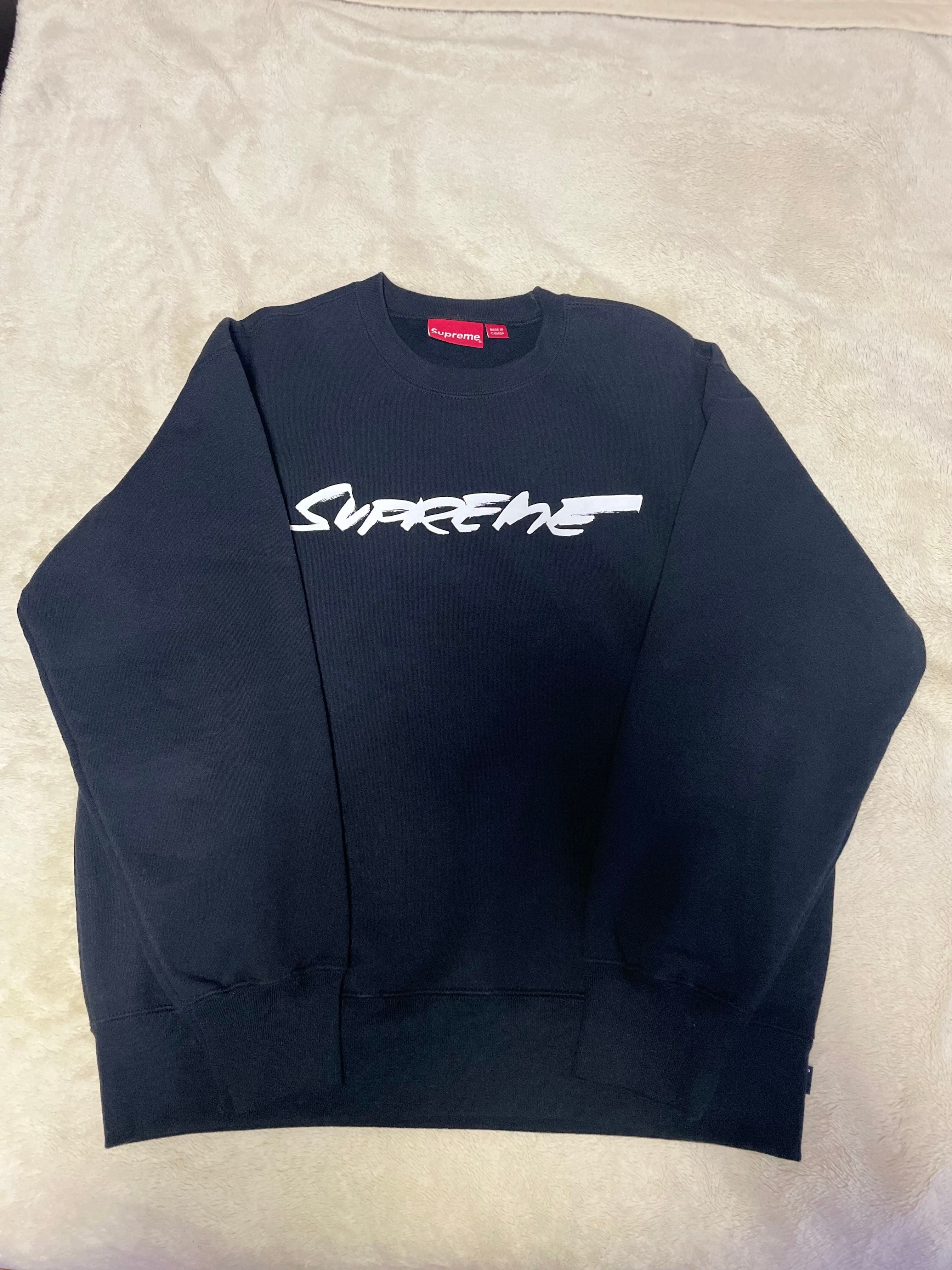 Supreme Futura Logo Crewneck "Black"