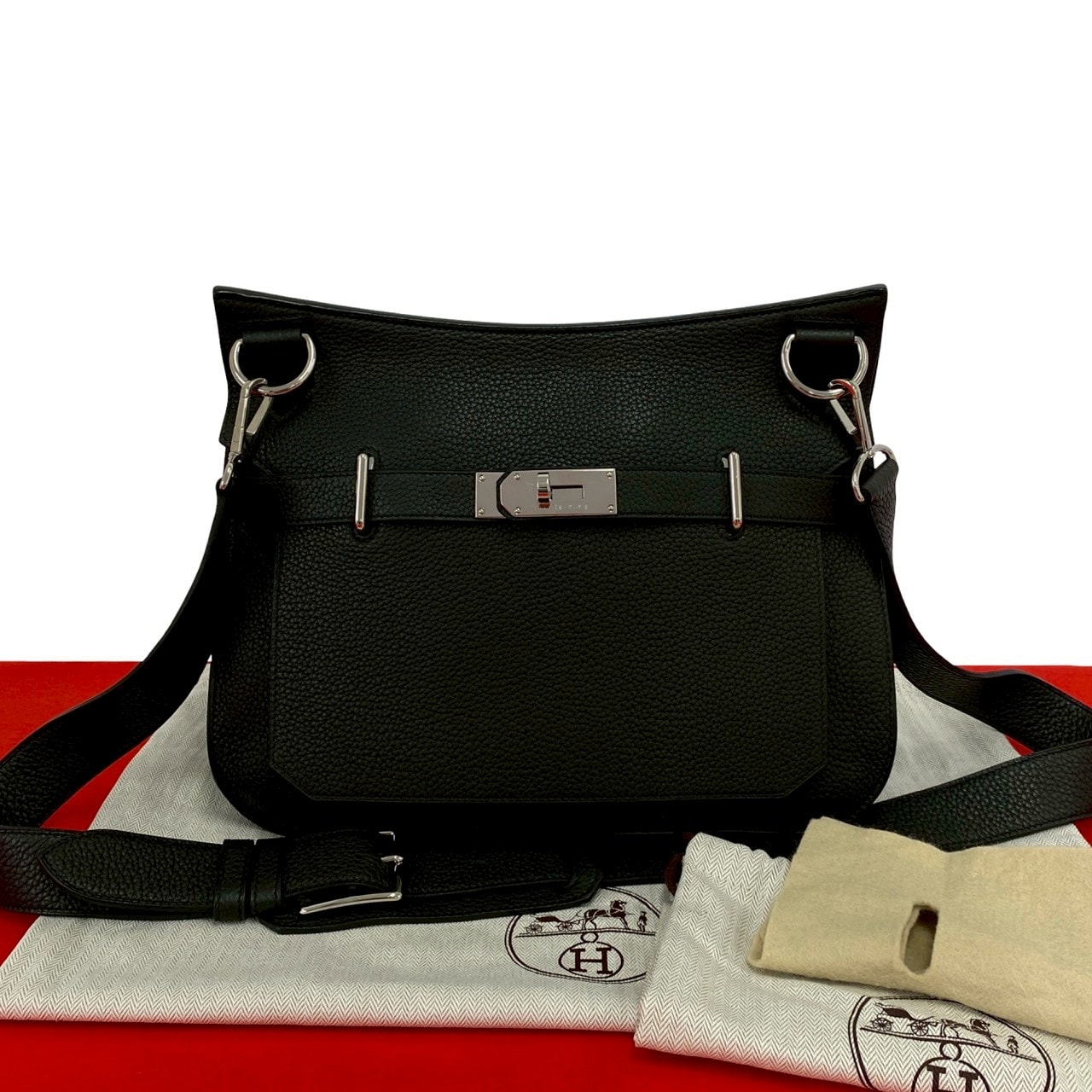 HERMES エルメス ジプシエール 31 トリヨンクレマンス ショルダーバッグ ブラック
 85369