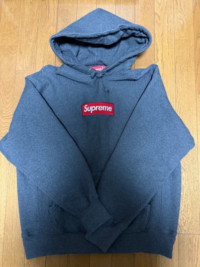 Supreme Box Logo Hooded Sweatshirt "Charcoal" (21FW)