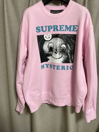 Supreme x HYSTERIC GLAMOUR Crewneck "Pink"