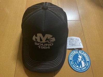 HYSTERIC GLAMOUR Hys Sound Mesh Cap "Black"