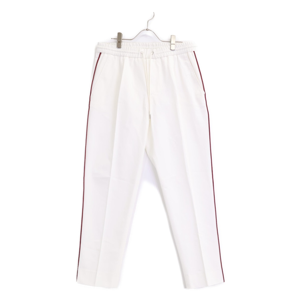 モンクレール 【新品同様】F10912A70300 PANTALONE SPOTIVO コットン サイドライン イージーパンツ 48
