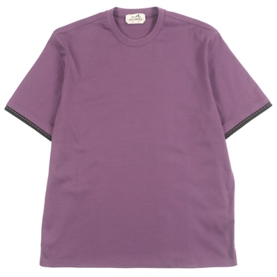 極美品 エルメス
半袖Tシャツ パープル メンズ S H467950HA