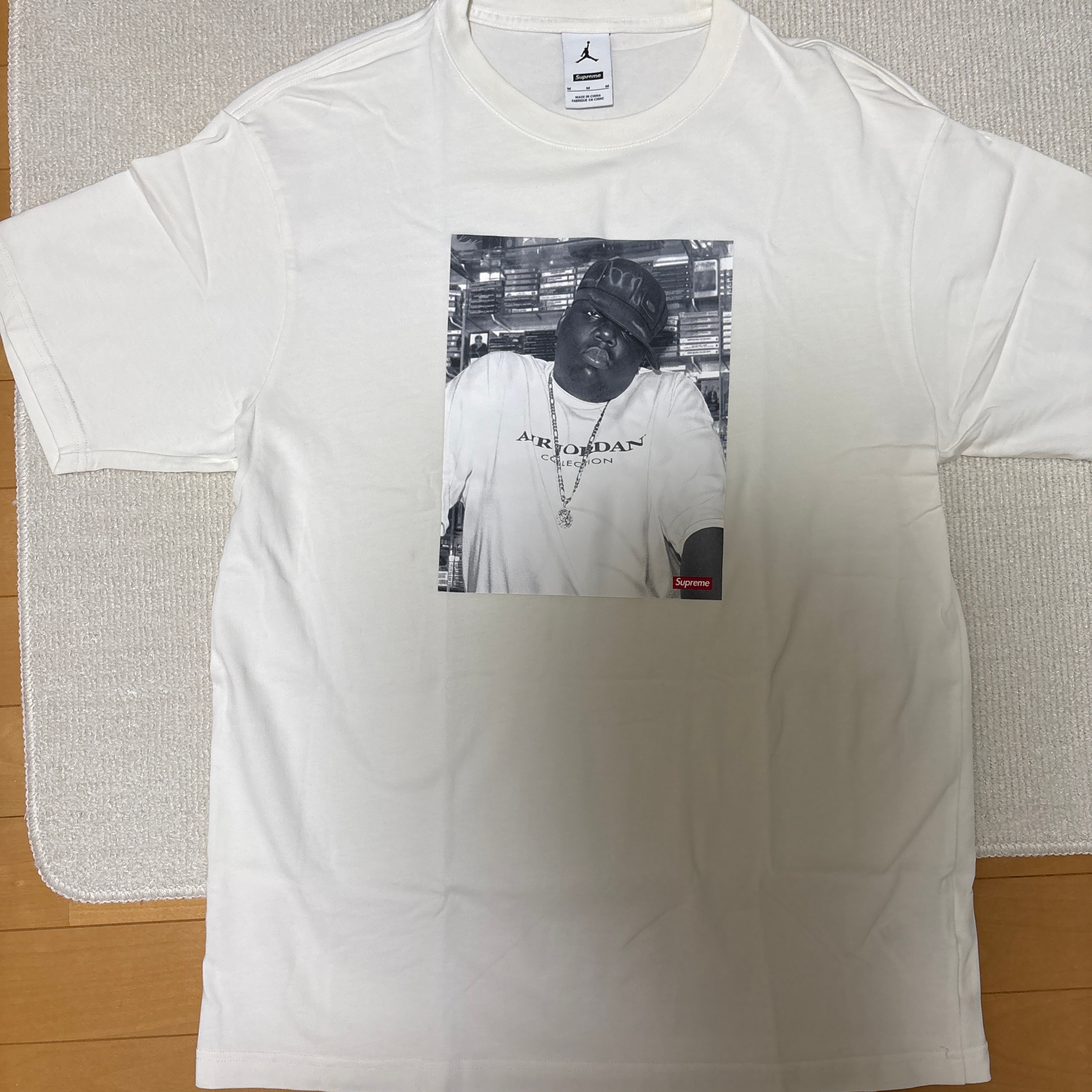Supreme x Jordan Biggie S/S Top "White"