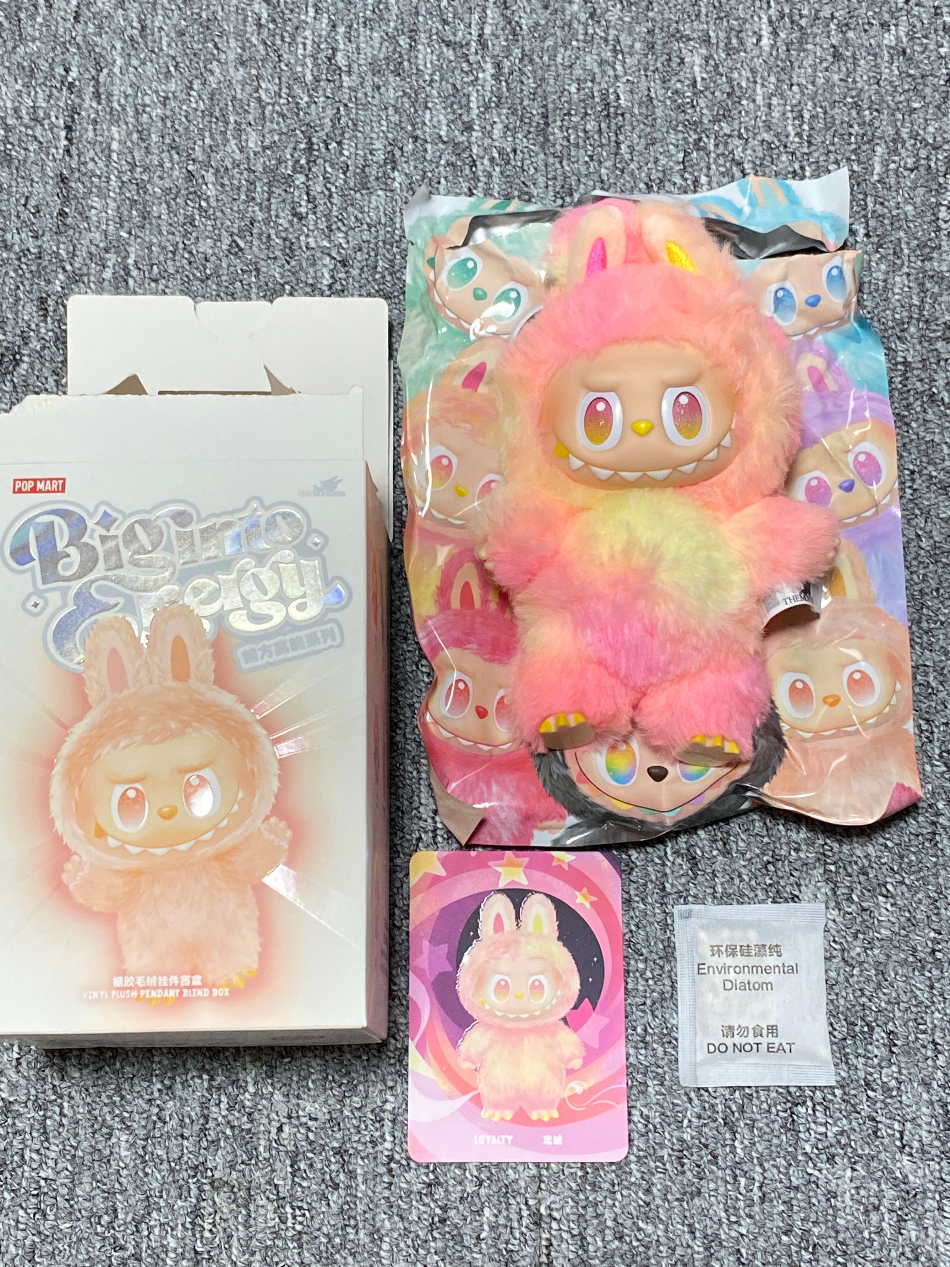 POP MART THE MONSTERS (LABUBU) Big into Energy Series Plush Pendant LOYALTY