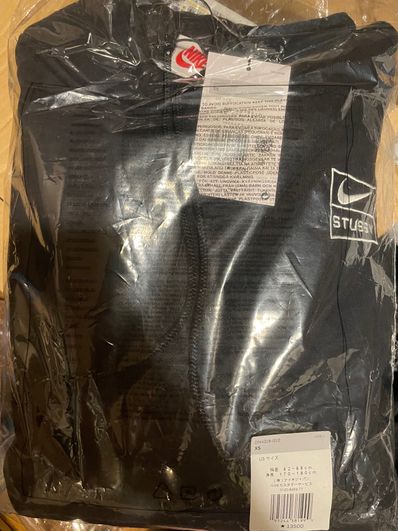 Stussy × Nike NRG Washed Hoodie (US Size) "Black" DN4028-010