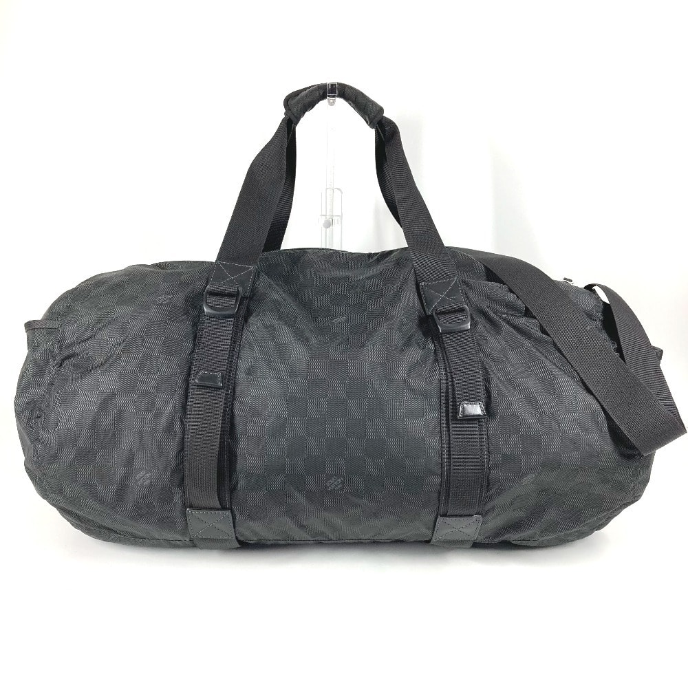ルイヴィトン LOUIS VUITTON プラクティカル M97058 ダミエ アヴァンチュール 2WAYバック ショルダーバッグ 斜め掛け 肩掛け ボストンバッグ レザー/ナイロン ブラック