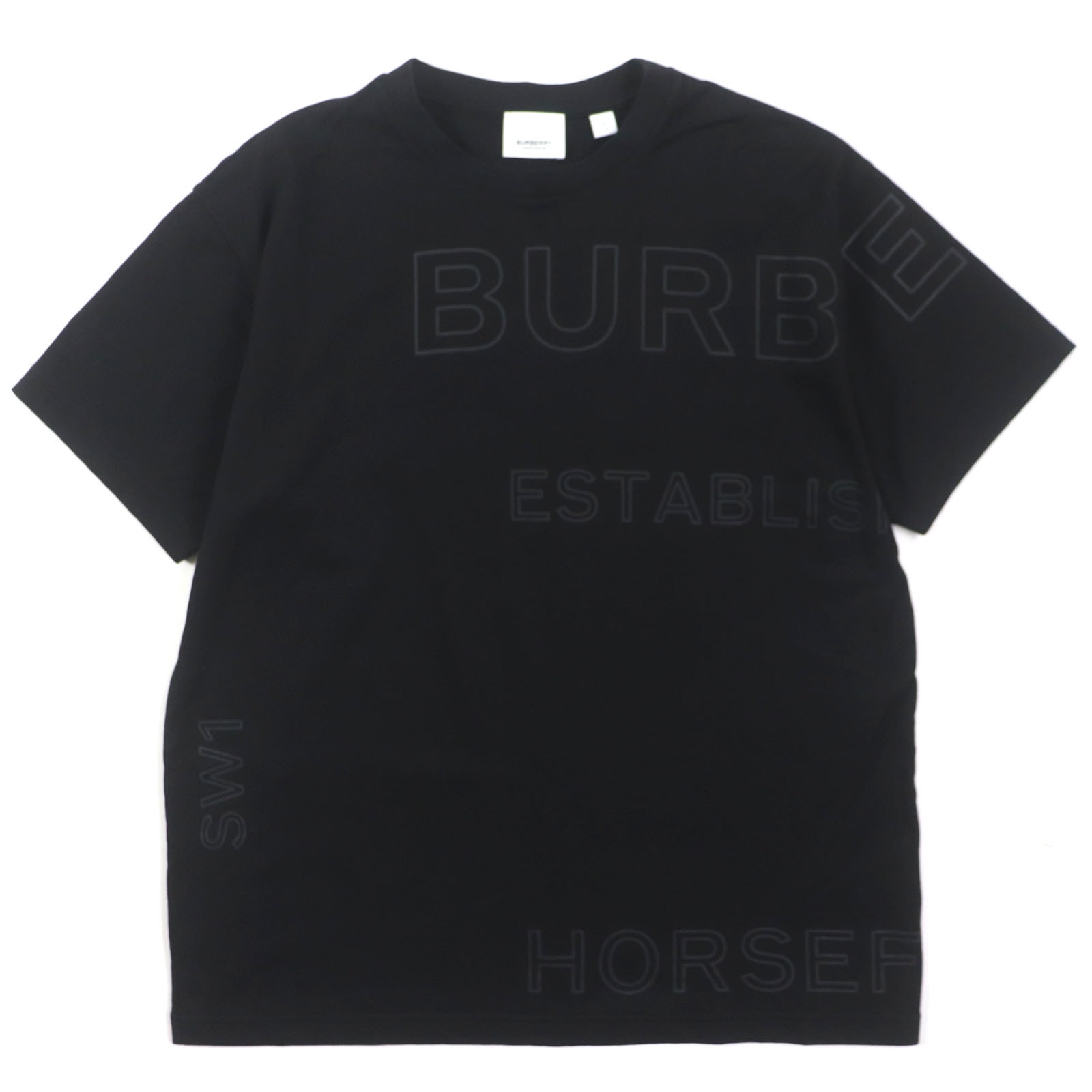美品 バーバリー
 半袖Tシャツ ブラック メンズ XS 8036185