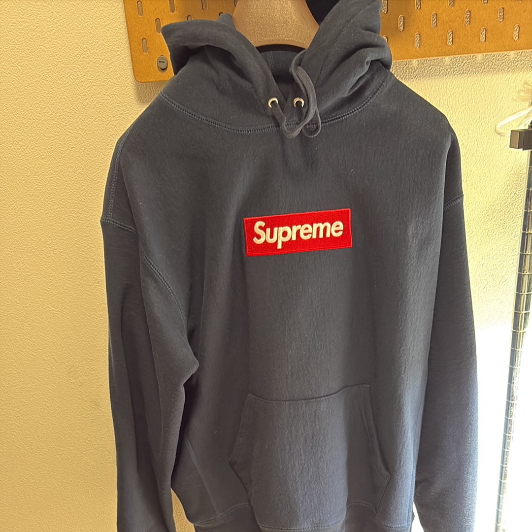 Supreme Box Logo Hooded Sweatshirt "Navy" (24FW)