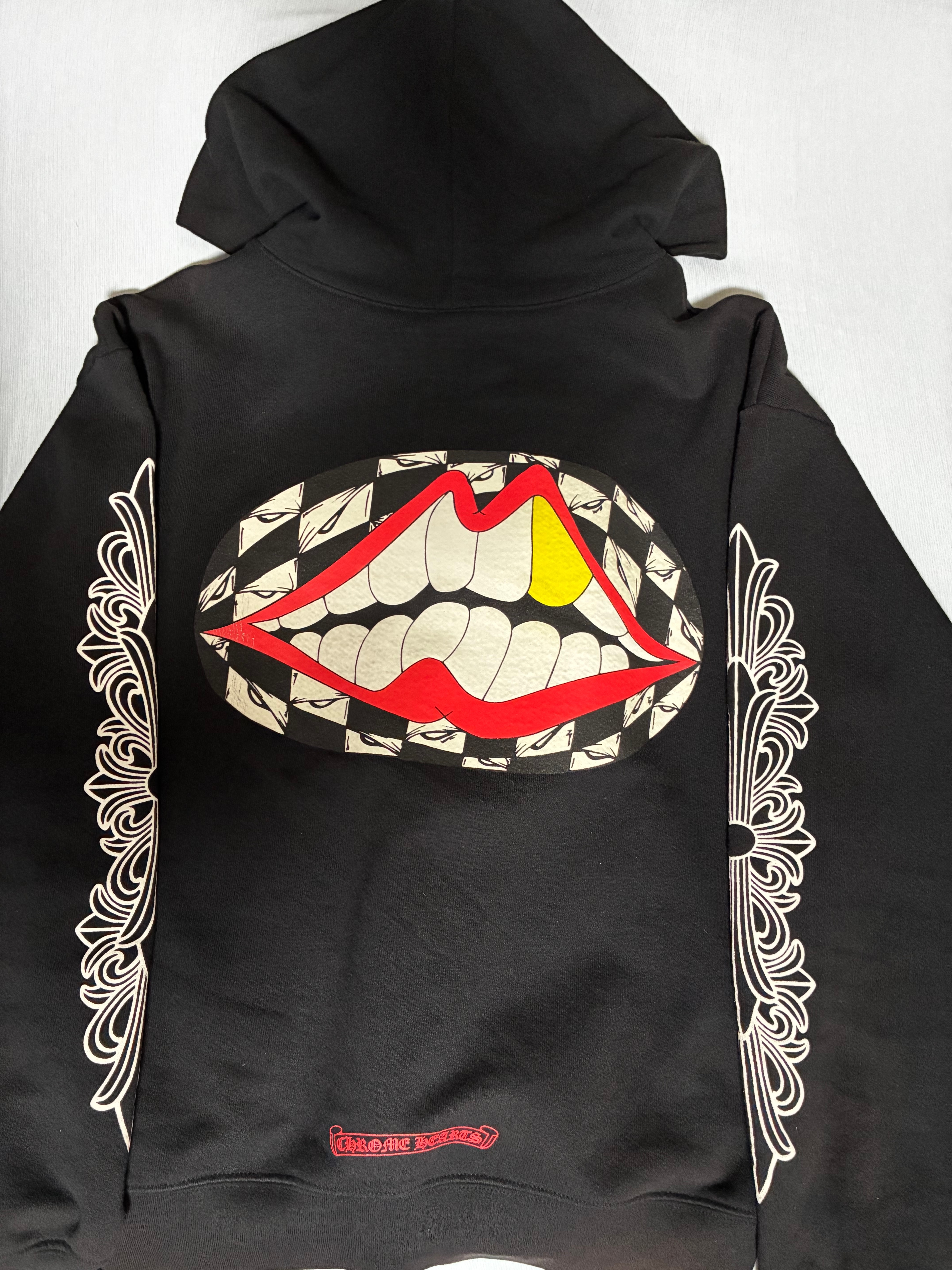 Chrome Hearts Matty Boy Flower Chomper Hoodie "Black"