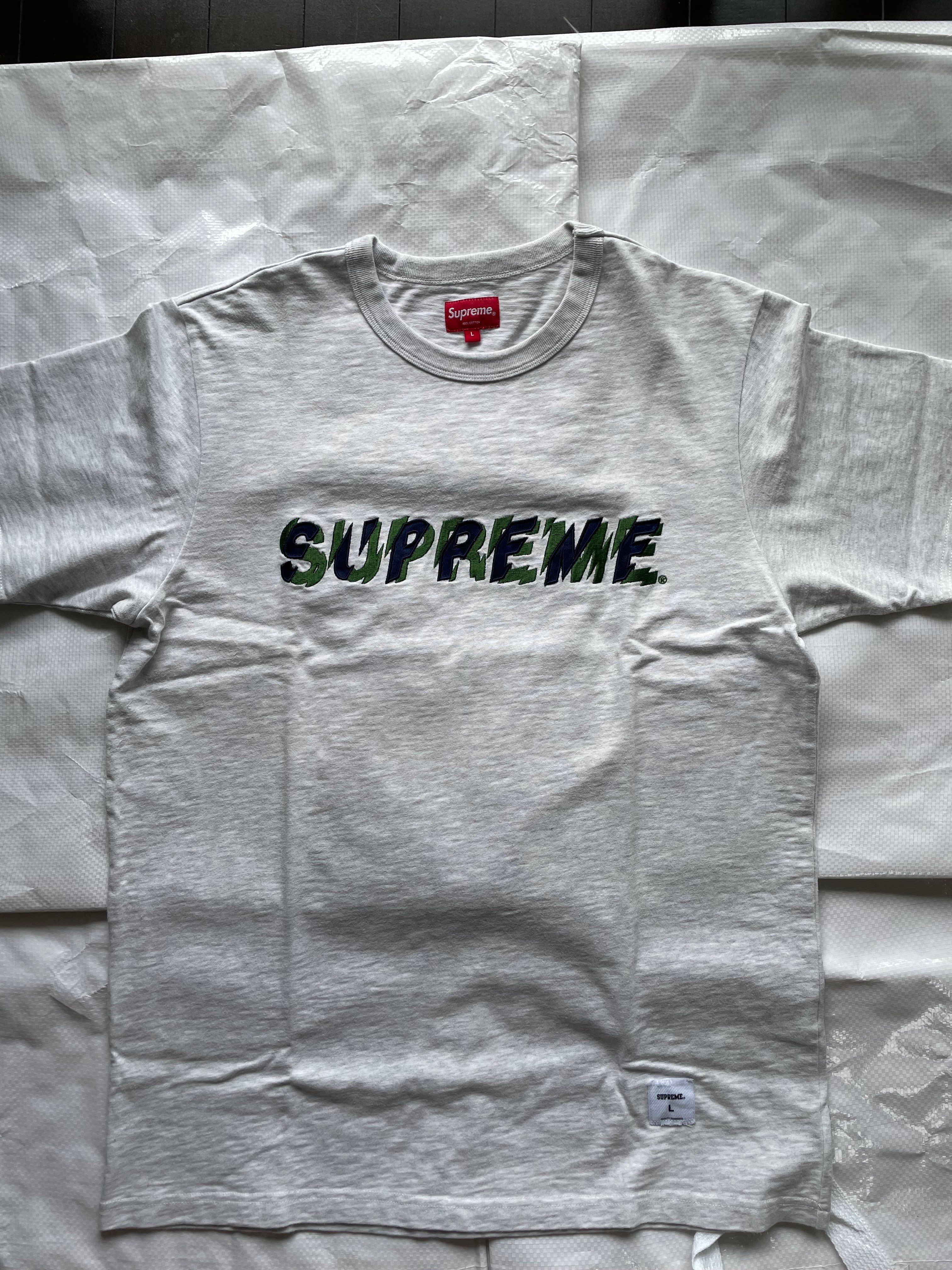 Supreme Shatter Tee "Ash Grey"