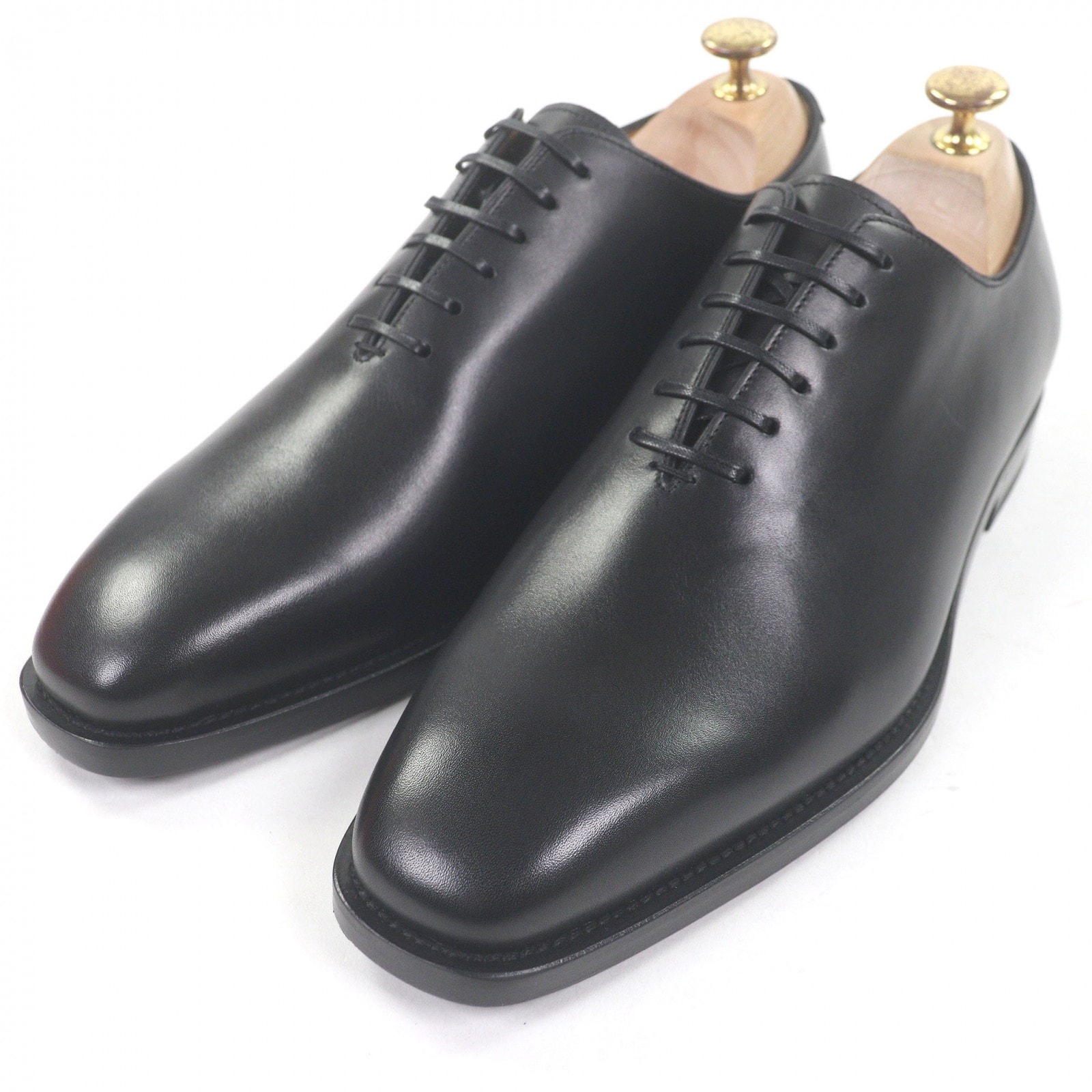 未使用品 フェラガモ ドレスシューズ GEOFFREY D ブラック メンズ 7.5 EE