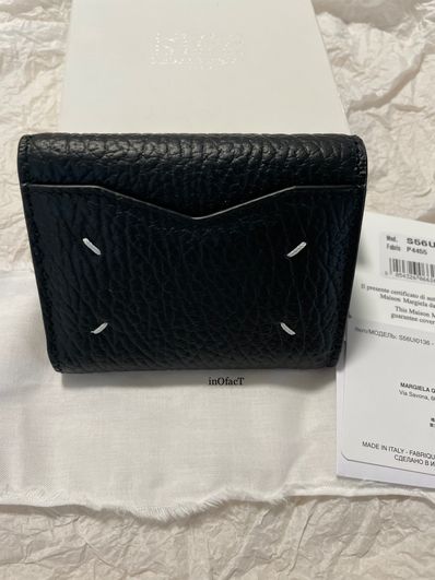Maison Margiela Envelope Leather Wallet "Black"