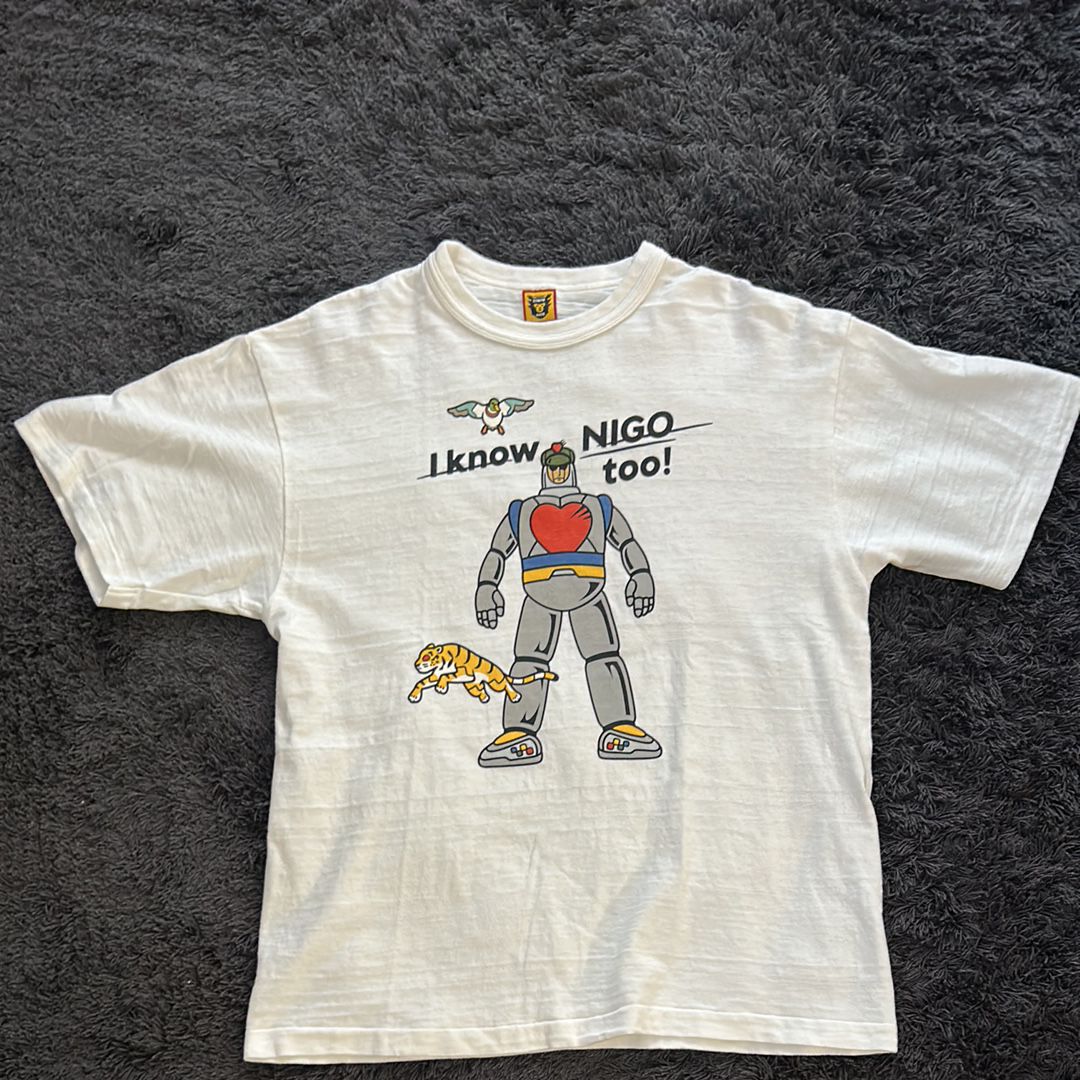HUMAN MADE x I KNOW NIGO TOO Graphic T-Shirt "White"