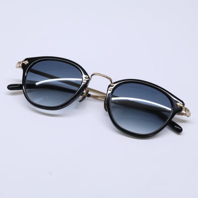 オリバーピープルズ 【美品】507C BK/G コンビ ボスリントン 45□24-142