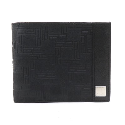 ダンヒル Dunhill 二つ折り財布 レザー ブラック メンズ【中古】 r11301a