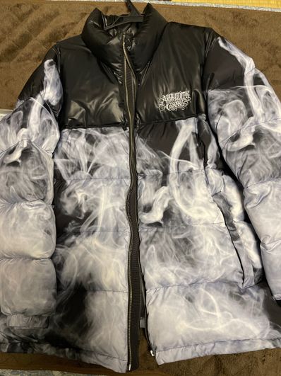 APHRODITEGANG SMOKE DOWN JACKET "Black"
