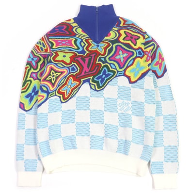 極美品 ルイヴィトン
ニット マルチカラー メンズ M 1A8P4N