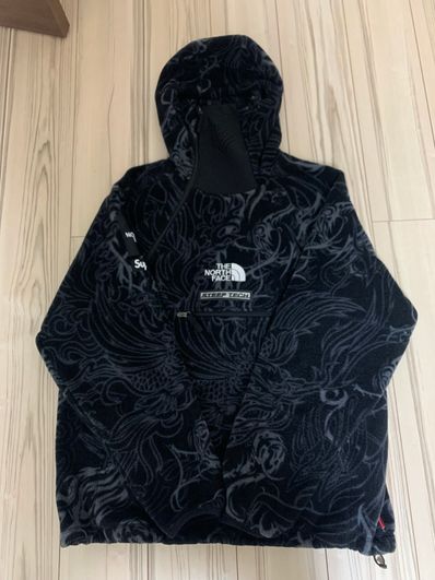 Supreme x The North Face Steep Tech Fleece Pullover "Black Dragon"