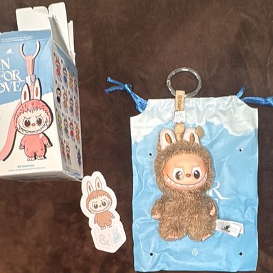 POP MART THE MONSTERS (LABUBU) Pin for Love Series-Vinyl Plush Pendant (N-Z) &