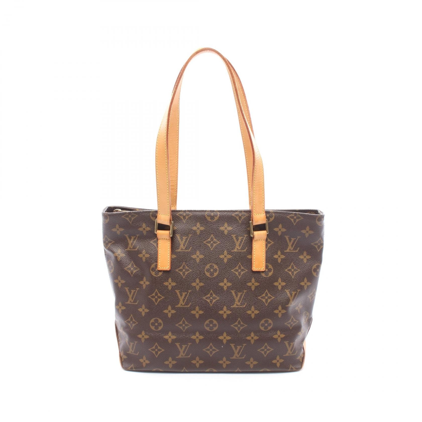 ルイ・ヴィトン LOUIS VUITTON カバピアノ モノグラム ショルダーバッグ バッグ PVCコーティングキャンバス レザー レディース ブラウン系 M51148 【中古】