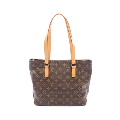 ルイ・ヴィトン LOUIS VUITTON カバピアノ モノグラム ショルダーバッグ バッグ PVCコーティングキャンバス レザー レディース ブラウン系 M51148 【中古】