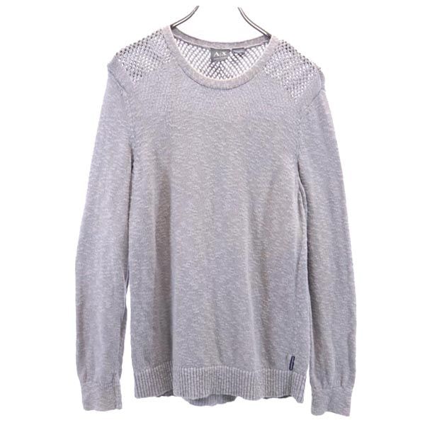 ARMANI EXCHANGE アルマーニエクスチェンジ 長袖 セーター M グレー系 ニット